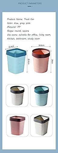 HAOKTSB kanta za smeće u stilu kante za smeće za domaćinstvo Kreativna slatka korpa za otpadni papir pogodna za spavaću sobu kuhinjski