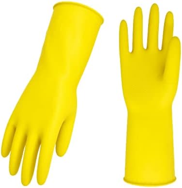 VGO ... 2-pari Kućne rukavice za višekratnu upotrebu, gumene rukavice za pranje posuđa, dodatna debljina, dugi rukavi, čišćenje kuhinje,