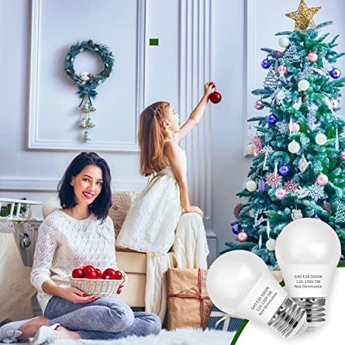 LED sijalica za frižider, 40 W ekvivalentna LED lampa A15 sijalica 5000k dnevna svjetlost za frižider, E26 baza, bez zatamnjivanja, 6 pakovanja