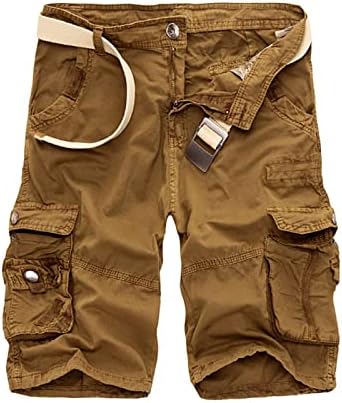 Muški kratke hlače Summer Multi džepni kombinezoni Teretne kratke hlače Modne i visoke prozračne labave komunalne radne pantalone