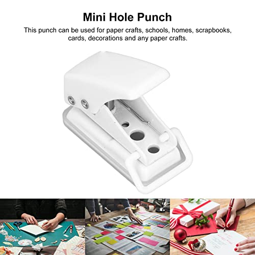 Punch ručak, mini ručni jedno rupa Probori za prijenosni otvor za papir za scrapbookove papirnate karte za obrtni materijal