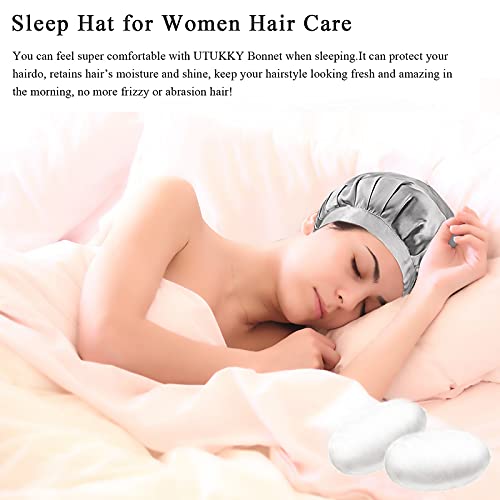 Fuqan 100percent prirodni mulberry svilena, svilena sila za spavanje za žene za žene za kosu 6.29 * 0.39 * 7.87