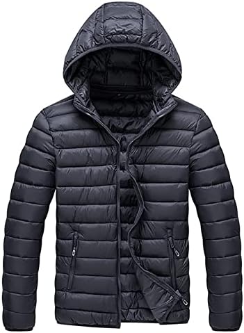 Fsahjkee Plus Veličina Jakna Muškarci, Snežni kaput teški redovita kaput jaknu nadupčasta jakna za odjeću