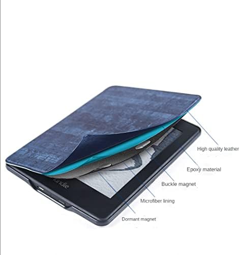 Slimshell futrola za potpuno novi Kindle-lagani Premium zaštitni poklopac od PU kože sa automatskim spavanjem / buđenjem , Crni