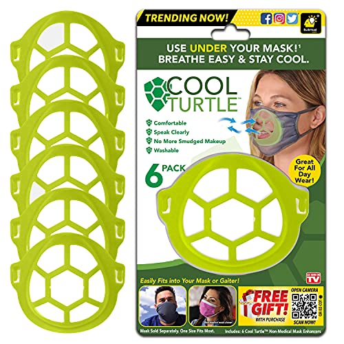 BulbHead kao što se vidi na TV-u Cool Turtle Mask Enhancer pomaže da budete hladni & suvi cijeli dan, pomaže u smanjenju trenja maske,