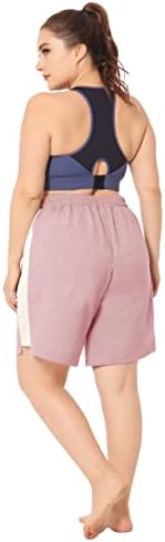 Zerdocean ženske plus veličine casual atletskih kratkih hlača salon joga pidžama znoj hoda Workout Activewear