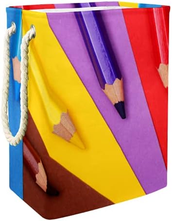 DEYYA vodootporne korpe za veš visoke čvrste sklopive olovke na šarenom papiru korpa za štampanje za odrasle decu Tinejdžeri dečaci