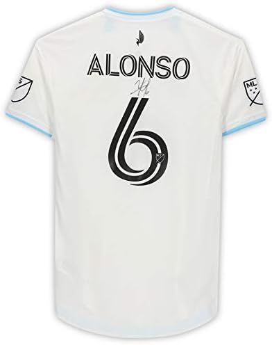 Osvaldo Alonso Minnesota United FC AUTOGREMENT MACHOPLU USLUGE 6 Bijeli dres iz sezone 2020 MLS - nogometni dresovi autografa