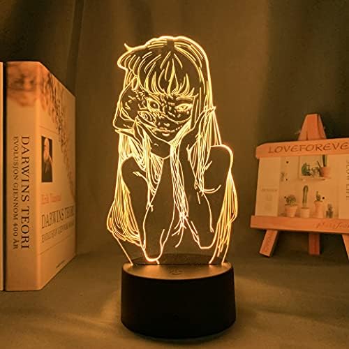 Fkj Slatka djevojka 3d kolekcija lampi za dekor spavaće sobe noćno svjetlo rođendanski poklon Led noćno svjetlo