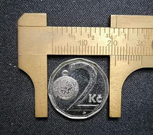 Europska kovanica Čehoslovačka kovanica 2 kruna 2 Yuan Coin Moravia paun ogrlica za blago