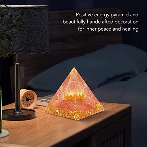 Orgone čakra piramida, pozitivna zacjeljivanje energije Kristalna piramida, 2,4x2,4x2.4 u meditacijskoj piramidi, izvrsna orgonitna