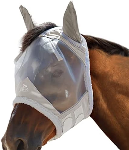 Harrison Howard CareMaster maska za konjsku mušicu UV zaštitna tanka mreža sa dodatnim vunenim mekim dodirom na koži Cerulean plava