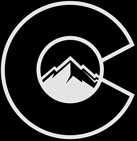 Colorado C Logo naljepnica Vinilna naljepnica / automobili kamioni Vans zidovi Laptop| Bijela / 5.5 x 5.25 in / DUC015