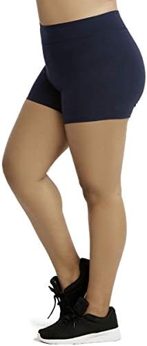 Lavre ženske plus i redovne veličine prozračne meke pamučne šorc sa spandexom atletika