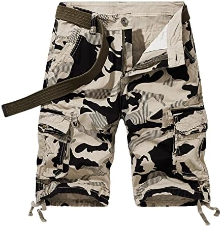 Višestruki džepni teretni kratke hlače za muškarce Sve utakmice vlage-Wicking muške ljetne kratke hlače planinare na otvorenom atletske