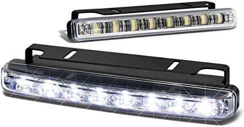 Kompatibilno sa Honda Civic 7th Gen EM / ES dimnim sočivima Clear Corner farovi+DRL 8 LED svjetlo za maglu