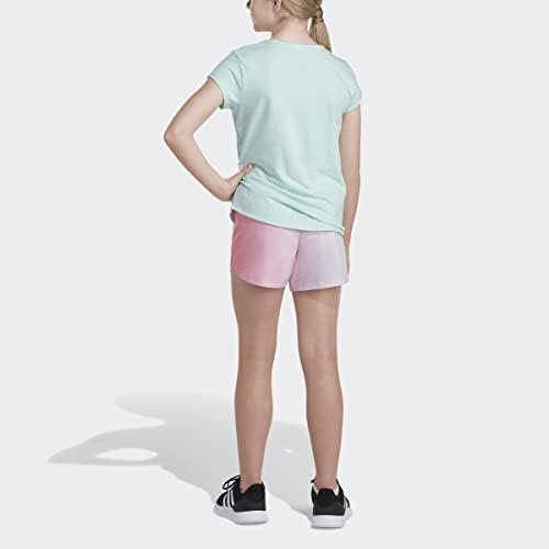 Adidas Girls 'elastični struk Ombre tkani kratki 22