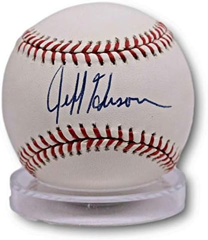 Jeff Huson potpisao je autogramirani bejzbol Onl Ball Expos Rangers Rockies BB15 62899 - AUTOGREMENE BASEBALLS