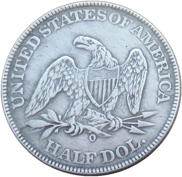 U.S. Polu dolara zastava 1854. Srebrna replika pribora za komemorati