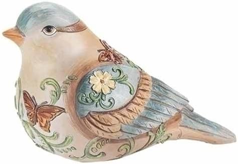 Poklon / mirovod od strane Romana, opće kolekcija za održavanje, 3,75 H Bird figura šarena, kreati, kućni dekor