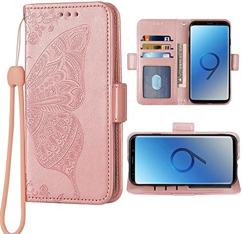 Wwaayssxa kompatibilna sa T-Mobile Revvl 4 Plus futrolom za novčanik kožna preklopna kartica držač za držač za mobilni telefon poklopac