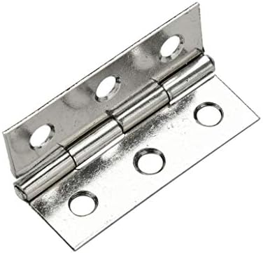 Zsedp 20 kom srebrna od nehrđajućeg čelika 6 montažnih rupa za guzice 2,5 inča šarke dugih vrata