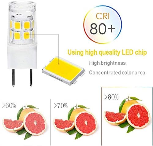 G8 sijalica 3 Watts Daylight White T4 G8 Base Bi-pinski ksenon JCD Tip LED halogena zamjenska sijalica,40W halogena ekvivalentna,