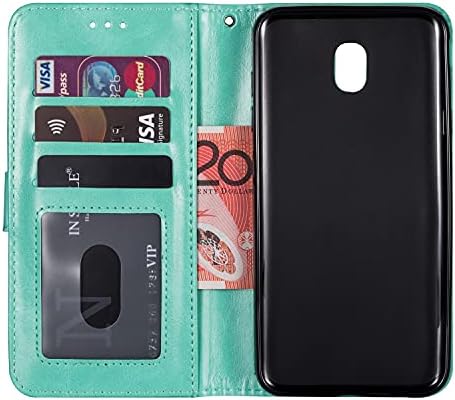 Torba za mobilne telefone za Samsung Galaxy J3 2018 zaštitni rukav u stilu novčanika, PU kožni nosač rukava Funkcionalni zaštitni