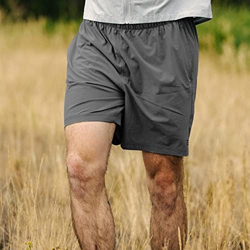 Besplatni muški muški povjetarac kratki 6 inčni inseam - brzo suho, vlažno-wicking, prozračne kratke hlače sa zaštitom od sunca UPF