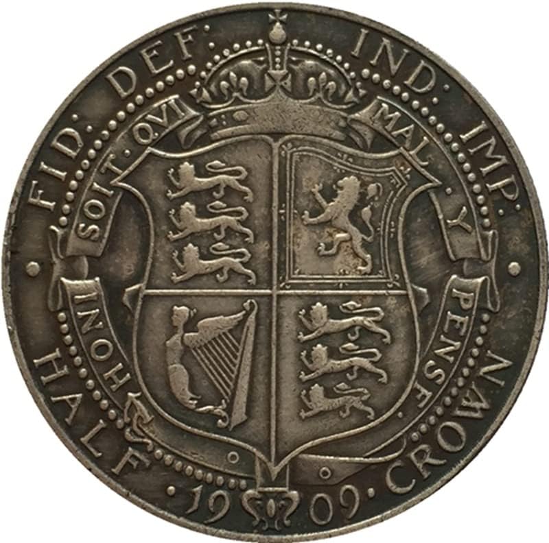 Qingfeng 3 različite datume britanskog Edwarda VII Čisti bakar srebrni novčić antikni srebrni dolar novčić