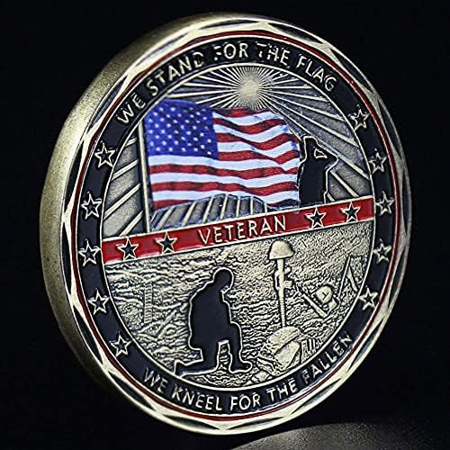Vojni saradnik Sjedinjenih Država uvijek pamtite da nikad ne zaboravite da štand časti za zastavu bakreni kovanica