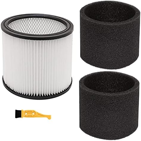Zamenski deo filtera kertridža sa poklopcem, kompatibilan sa filterom za pjenu Shop-Vac 90304,90350,90333 i 90585, odgovara većini