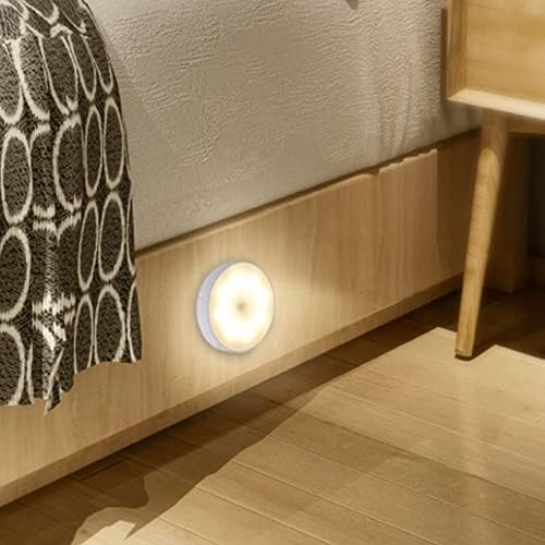 Pilarmuture 3kom Senzorska noćna svjetla, bežično Punjivo LED noćno svjetlo,sa 3 magnetne zakrpe,bežične Mini zidne LED noćne lampe,podesive