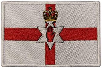 Sjeverna Irska Nacionalna zastava vezeno željezo na patchu šivati ​​na značku aplikaciju za odjeću itd