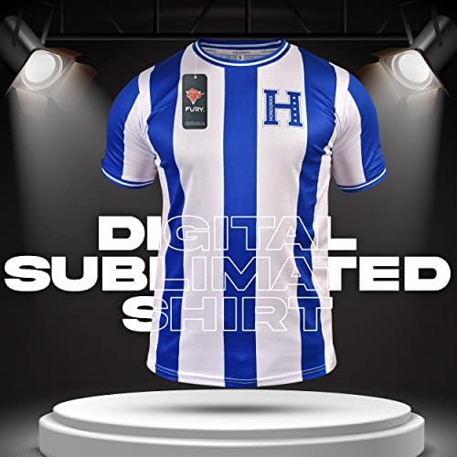 Fury Honduras Soccer Jersey - Honduras Soccer Majica - Camiseta de Futbol Honduras Jersey Hombres / Muškarci / Mujeres / Žene / Unisex