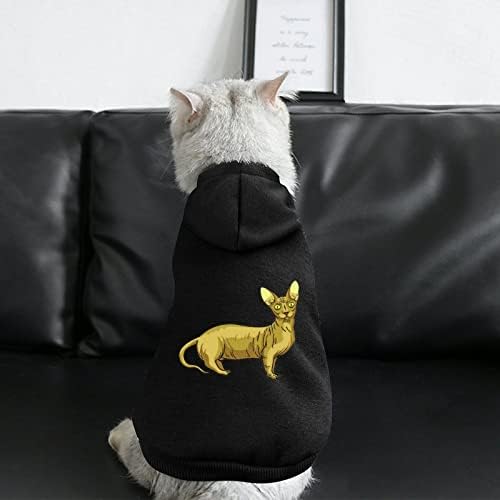 Sphynx sfinx mačka mače jedan komad pasa kostim kućni ljubimac odijelo s šeširom za kućne ljubimce za štene i mačku l
