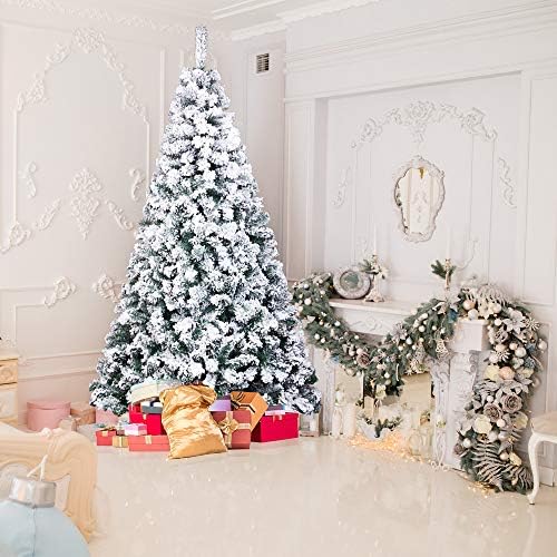 Youbtq 7ft PVC ploče Božićno drvce PVC 1300 Podružnice Premium Automatski Božićno stablo borovog drveta za dom, ured, zabavni ukras