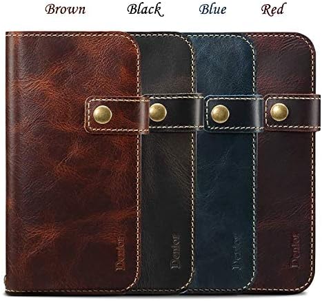 Bpowe Galaxy Note 10 Plus futrola, torbica za novčanik od prave kože sa magnetom sa remenom za ruku [držač kartice] stalak preklopna