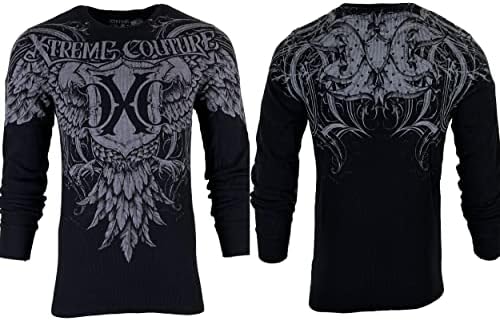 Xtreme Couture By Affliction Muška termo košulja odvažna Crna