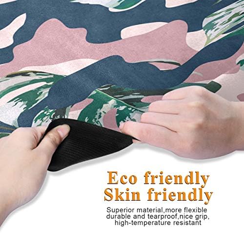 Jedan medvjed prostirka za jogu Moda šarena Camo tropska podloga za fitnes sa palminim listovima Eco-Friendly Non Slip Portable Foldable