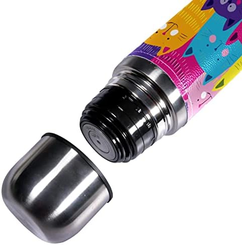 SDFSDFSD 17 oz Vakuum izolirane boce od nehrđajućeg čelika Sportska kavana PUTOVANJE ŠILA FIKSNA KUĆA Omotana BPA besplatna, šarena