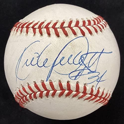 Kirby Puckettt potpisao bejzbol bob smeđi Minnesota Twins WSC Hof Autograph JSA - autogramirani bejzbol