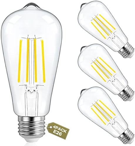 Daesung svjetlo sa mogućnošću zatamnjivanja Edisonova sijalica 60 W ekvivalentna, 7W 850 lumena Edison LED Sijalice 2700K toplo Bijela,Antikna