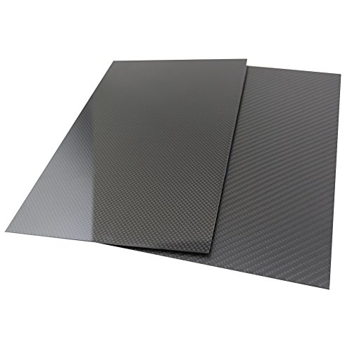 SHINA 1kom 2. 5x400x500mm 3k ploča od karbonskih vlakana ploča 2,5 mm debljine mat površine