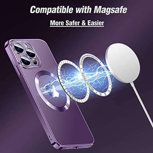 Magnetska jasna futrola za iPhone 11 PRO futrola sa zaštitnikom objektiva fotoaparata, kompatibilan sa magsafe, ne-žutilicom Tanak