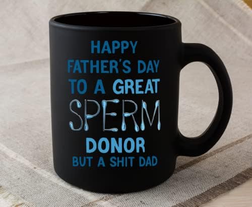 Sretan Dan očeva na veliki donator sperme, ali sranje Tata šolja poklon kafa šolja 11oz Šolja za kafu