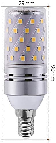 E12 LED žarulja za kukuruz 12w Led luster sijalice 100 W ekvivalentne LED luster sijalice ne mogu se zatamniti za dekorativnu plafonsku