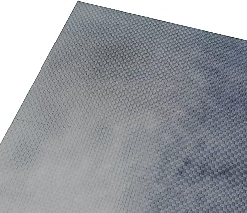 GOONSDS 3k ploča od karbonskih vlakana ploča od običnog tkanja za helikopter i Rc avion 300Mmx500mm, Debljina: 0.2 mm