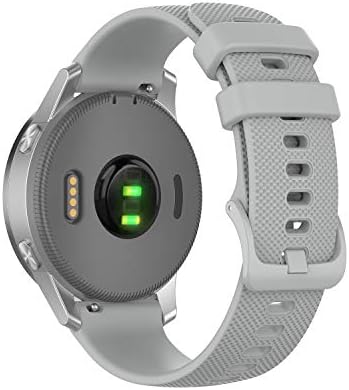 Kompatibilan sa Galaxy Watch 3 45mm / brzina S3 opsezi podesivi 22 mm Brzi puštanje silikonskih prozračnih zamjenskih narukvice za