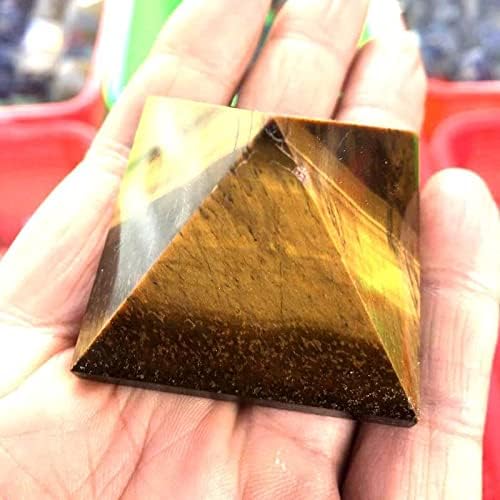 Nobrim kamenje i kristali Tiger Eyes Crystal piramide Polirani iscjeljeni piramida Reiki Minerali Kvarcni kristali Kameno ljekovito